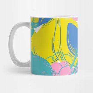 Colorful Summer Fruit Print Mug